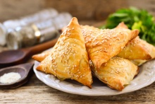 Самса "Фирменная", свинина и говядина